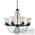 Подвесная люстра Arte Lamp 59 A6586LM-8BK
