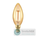 Лампа светодиодная филаментная диммируемая E14 4W 1700К золотая 11698 лампы