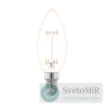 Лампа светодиодная филаментная диммируемая E14 3,5W 2200К прозрачная 11708 лампы